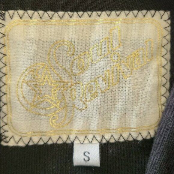 NEW Soul Revival Size XS Black Embroidered Queen Cami Top Shirt New NWT GORGEOUS - Picture 6 of 11